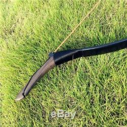 New 20-60lbs handmade leather bow Longbow composite bow for hunting lovers+6wood