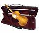 New Antique Style 4/4 Hand-Made Violin +Bow +Rosin +String +Case