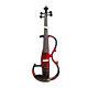 New Hand Made Electric Violin solid wood red and blue color Violin Case Bow