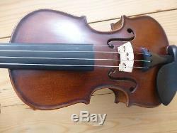 New Hand Made Violin, 1/16 Size, Case And Bow, Flamed Maple, Ships From Uk