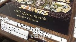 New Orleans Saints Unique Won't Bow Domino Table by Domino Tables by Art