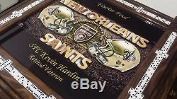 New Orleans Saints Unique Won't Bow Domino Table by Domino Tables by Art