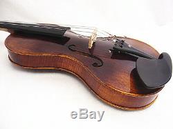 Nice sound 4/4 Hand-Made gourd shaped Violin +Bow +Rosin + Square Case #G1