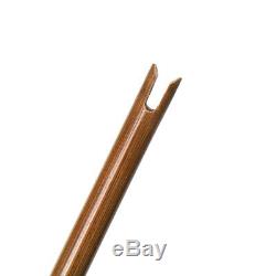 OD7mm Archery Bamboo Arrow Shaft Self Nock Handmade Bow DIY 33/ 84cm