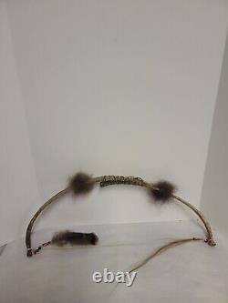 OLD SIOUX LAKOTA RARE Elk Rib Bow. Handmade INDIAN YOUTH Size BOW ceremonial 33