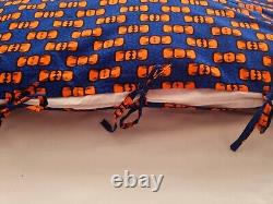 ORANGE BOW TIE African Print Duvet Cover Set UK King Size Bedding 2 Pillow Cases