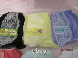 One Of A Kind Handmade Days Of The Week Nylon Tricot Style Brief Panties 38