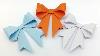 Origami Bow How To Make A Paper Bow Easy Step By Step