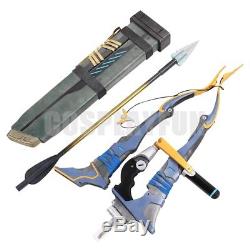 Overwatch Hanzo Weapon Bow arrow Cosplay Prop