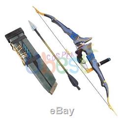Overwatch OW Hanzo Storm Bow Arrow & Quiver Weapon PVC Cosplay Prop Handmade