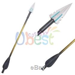 Overwatch OW Hanzo Storm Bow Arrow & Quiver Weapon PVC Cosplay Prop Handmade