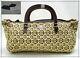 PRADA Lame Bow Handle Gold Women's Bag Made in Italy Hand Bag