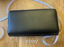 PRADA Wallet 1ML506 City Sport Monk Black Leather Zip-around, NWT