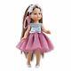 Paola Reina Luxury Doll Judith in Pink Dress w Bow 8in/21cm Toy for Girls