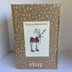 Patience Brewster Krinkles Dash Away Donna 12 Reindeer Pink Bow Figure With Box