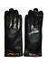 Paul Smith Mainline Black Leather Swirl Bow Gloves Womens M Brand New