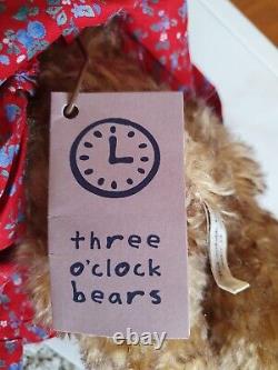 Peggy OOAK Artist Bear by Three O'Clock Bears