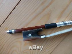 Pernambuco Violin Bow, Quality Hand Made, Full Size, Ox Horn Frog, Uk Seller