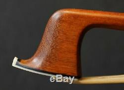 Pernambuco Violin Bow Signed B. Beron Full Silver Handmade French Style
