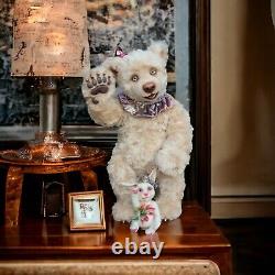 Plush realistic Bear, collectible bear, handmade toy, art toy, teddy bear, ooak