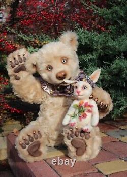 Plush realistic Bear, collectible bear, handmade toy, art toy, teddy bear, ooak