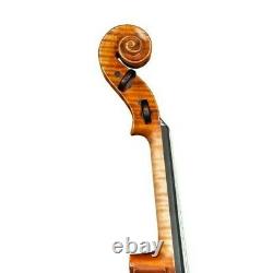 Pro Violin 4/4 Stradivari Hand-made from 1 Piece Back + Bow + Case #15