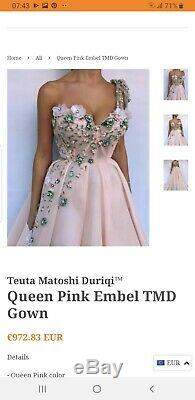 Prom dress, queen pink teuta matoshi dress, occasion, long dress