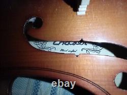 Quality Handmade 4/4 Violin Fine tuner bow case Made In Korea