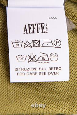 RRP 415 ALBERTA FERRETTI Wool Cardigan Size 42 / M Cropped Made in Italy