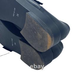 Rundholz Germany Womens Bowtie Black Leather Derby Platform Shoes US7.5 EU38