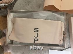SJP by Sarah Jessica Parker Paley Embellished Mules in BrinNEW IN BOX, 37.5