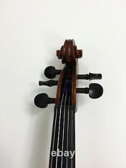SJVN05 Handmade 4/4 Symphony Solid Wood 5 String Violin+Silver Carbon Fibre Case