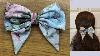 Sailor Hair Bow Tutorial Diy How To Make A Fabric Bow Hair Accessories Hair Clip Lazos De Tela