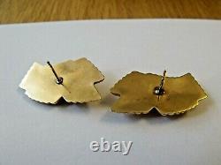 Sale! 9ct Gold Bow Knot Large Stud Earrings Hallmarked