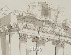 Saturn Temple and Septimius Severus-Arch in Rome, before 1812, federzchng