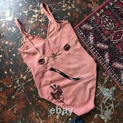Serpent And Bow Lovespell Leotard Size Large Slow Fashion Handmade Herbal Dyed