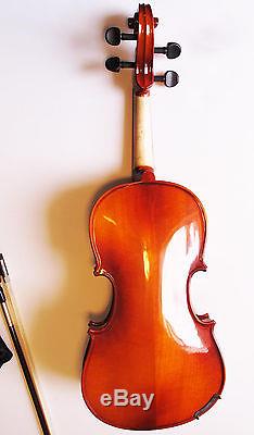 Shimro Stradivari Copy Handmade Solid Carved Top, Back with Bow, Case & Chinrest