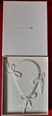 Simone Rocha x H&M Clear 3 Bow Necklace Boxed Rare Designer