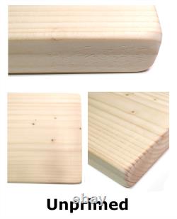Solid Handmade Wood Rustical Shelf Unprimed BOW Bracket 175mm 7 inches
