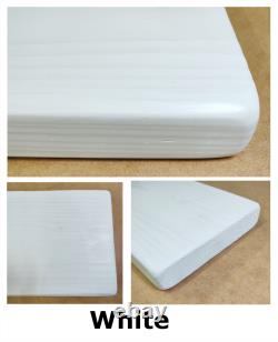 Solid Handmade Wood Rustical Shelf White BOW Bracket 175mm 7 inches