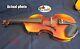 Solid wood Hand made baroque style 4/4 electric violin, free case bow #11827