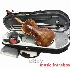 Special Edition- 4/4 Hand-Made Antique high flamed back Violin+Bow+Rosin+Case