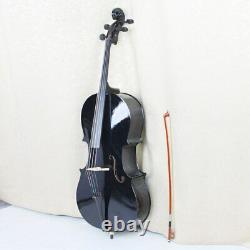 Student Cello 4/4 Size Beginner Maple Wood Handmade with Bag+Bow+Rosin+Bridge UK
