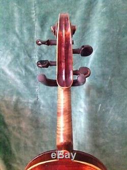 Superb Antique Violin handmade double purfling Stradivarius label + bow & case