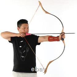 TOPARCHERY Handmade Traditional Recurve Bow and Arrow Adult Horse Bow Shooting