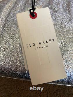 Ted baker bow clutch bag silver Onesize $195