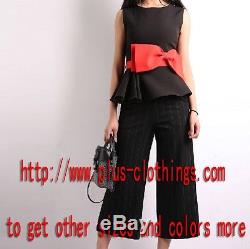 Top Tunic&Ankle Pants&red bow 2 Pc Evening Set Wear to Work Size(16-18)1X G794