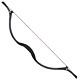 Toparchery Handmade Horse Leather Hide Recurve Bow Traditional Longbow Mongolian