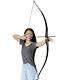 Traditional 30-45lbs 60'' Archery Recurve Bow Longbow Handmade Hunting Target