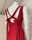 True Vintage 1930's Evening Gown Dress Pink Antique Bows